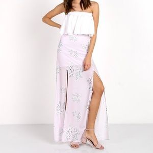 SMYM MICK DOUBLE SLIT SKIRT (LIV LOV LAV)